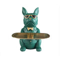 Statue Majordome "Le Frenchie Chic" — Vide-poches Design