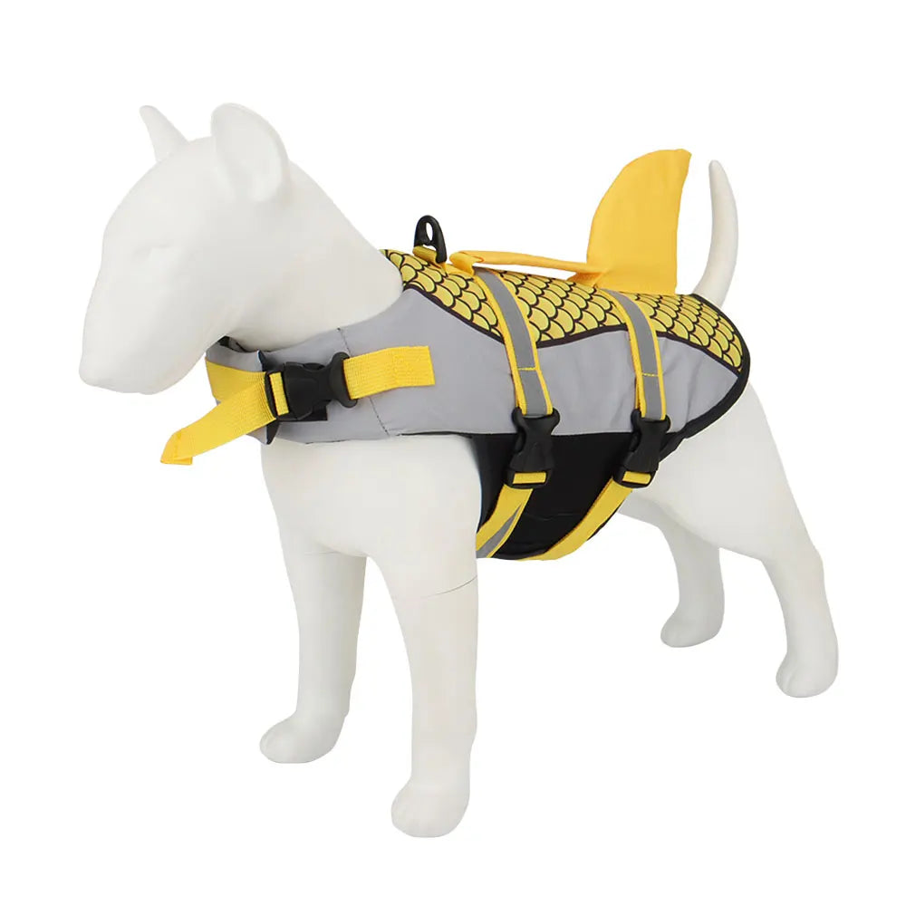 Gilet de Sauvetage Sharky — Sécurité Aquatique pour Frenchie