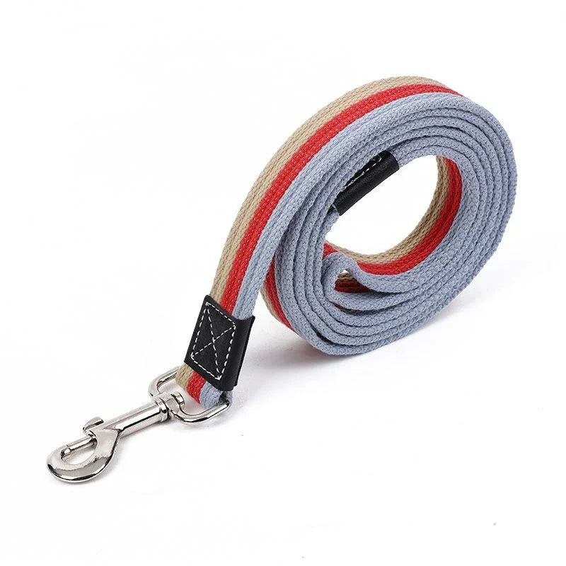 Laisse Signature — Corde Tressée Multicolore