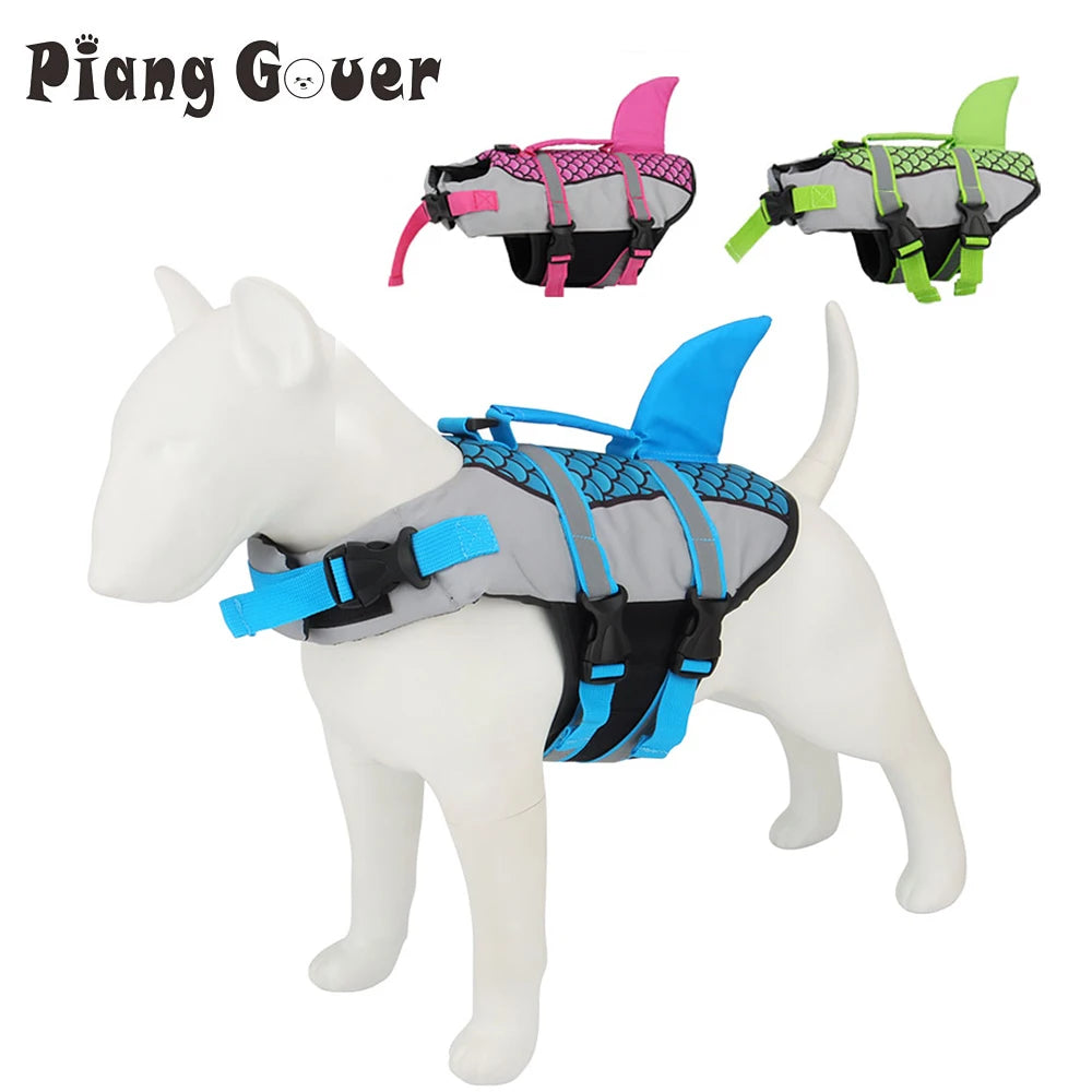 Gilet de Sauvetage Sharky — Sécurité Aquatique pour Frenchie