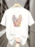 T-Shirt Blanc "Esquisse Royale" — Édition Graphique
